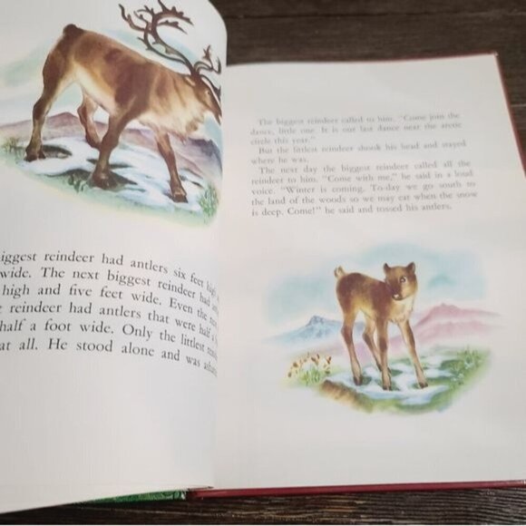 Vintage The Littlest Reindeer Children's Picture Book Watertower Books Chicago - Picture 10 of 15